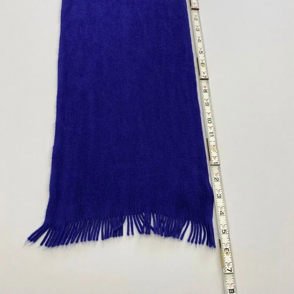 Calvin Klein Women's Blue Scarf  Acrylic‎ One Size Casual  Unisex Pre Owned
